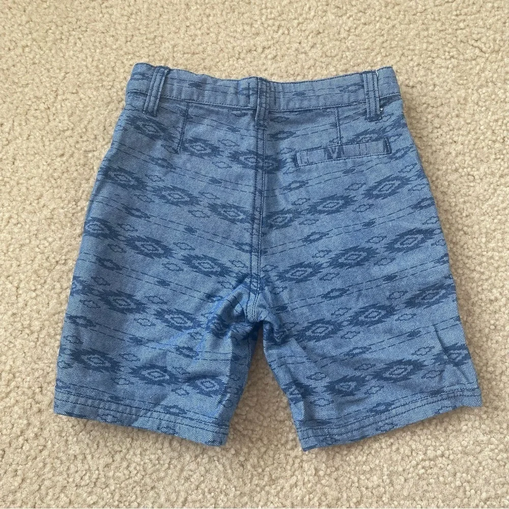 True Craft Little Boys Blue Adjustable Waist Shorts Size 5